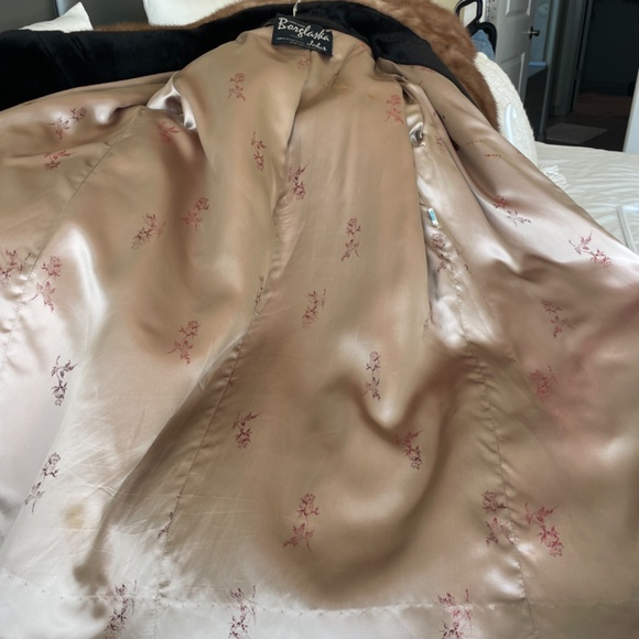 1960 Borglaska jacket w brown mink - Picture 5 of 6